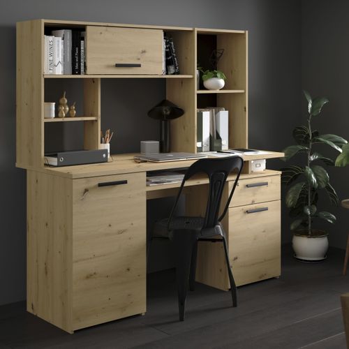 Réhausse de bureau MINISTER Imitation chêne artisan