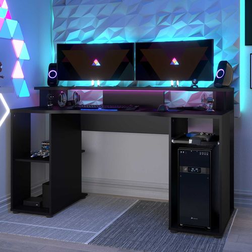 Bureau Gamer Levelup 150cm - Noir
