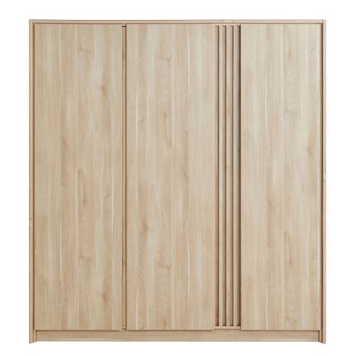 Armoire 3 portes ESCALE imitation chêne