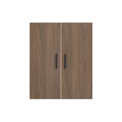Lot de 2 portes MAYENCE Imitation Noyer