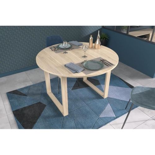 Ensemble Buffet Et Table Ronde Extensible - Betty - Chene -