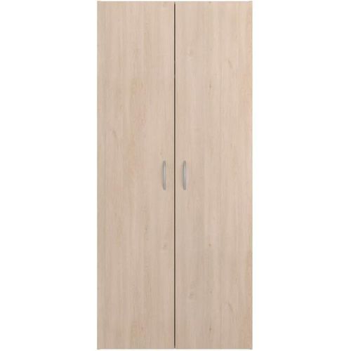 Armoire - Easy Life -  Décor Chene Clair - 2 Portes Battantes - L80,2 X H180 X P49,7cm -