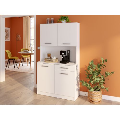 Desserte UNO blanc mat