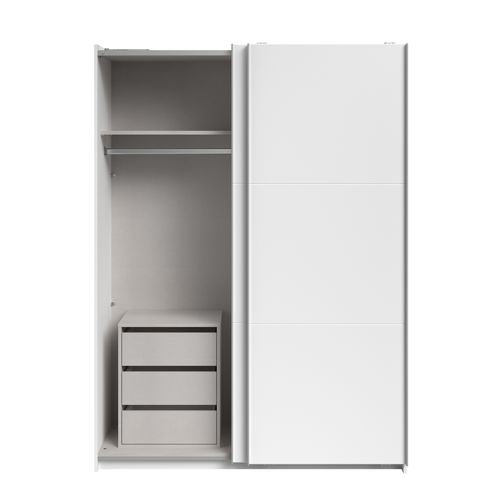Armoire 2 portes couli. L.150 SWING blanc