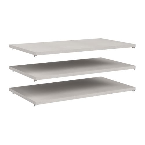 Lot 3 tablettes SWING pour rangement L.150