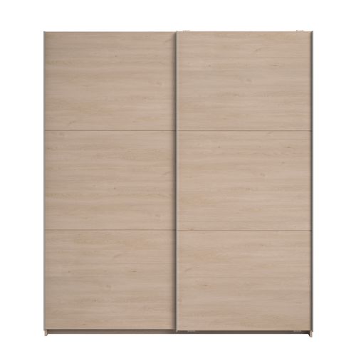 Armoire 2 portes coulissantes SWING imitation chêne
