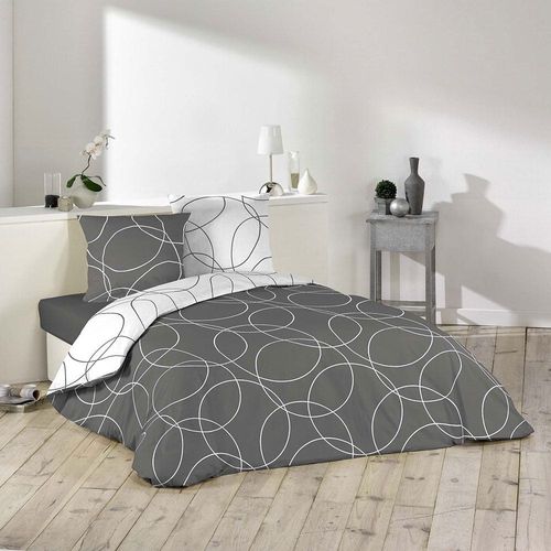 Housse De Couette Microfibre 220x240 Elton + 2 Taies
