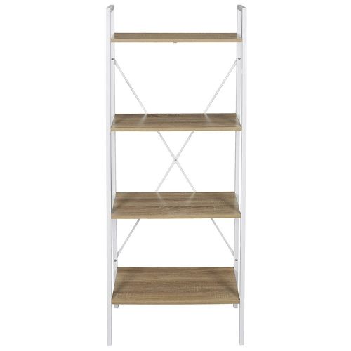 Étagère Bois Et Métal Blanc