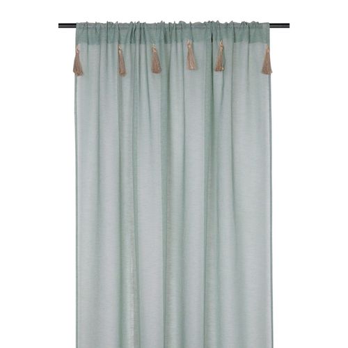 Voilage Passe Tringle 140x260 Cm Ibiza Jade