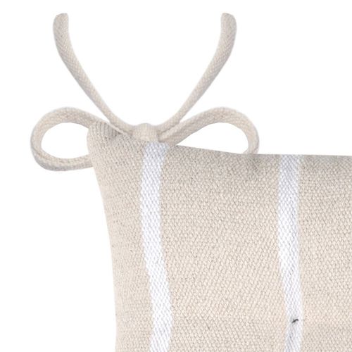 Lot De 4 Galettes De Chaise 5 Points 40x40 St Trop Blanc Coton