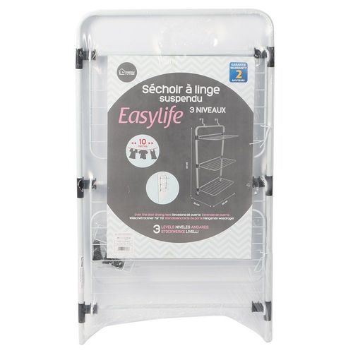 Étendoir Suspendu 3 Niveaux Pour Porte 10m