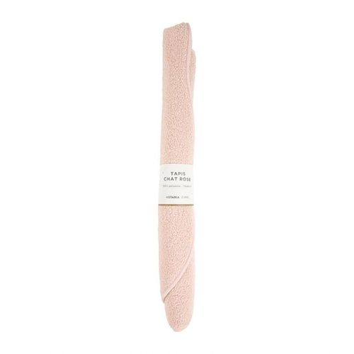 Tapis Chat Sherpa Rose
