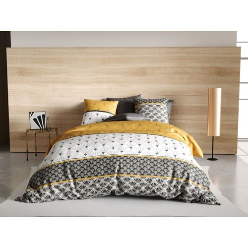 Housse De Couette 240x220 Léo + 2 Taies Coton 57 Fils