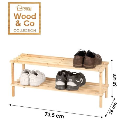 Etagère Range Chaussures 2 Niveaux