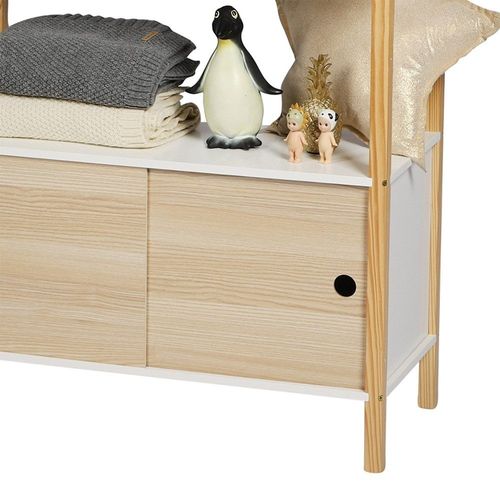 Armoire Enfant 2 Portes 2 Étagères Dream