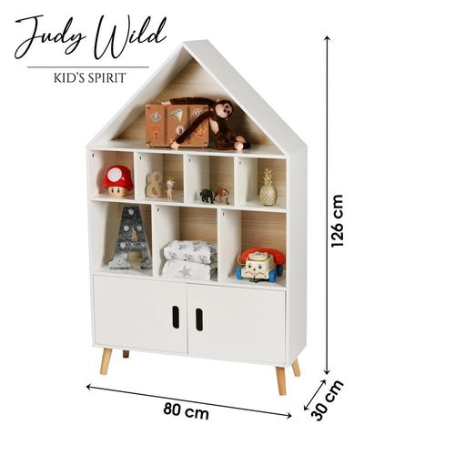 Bibliothèque Maison 10 Compartiments 2 Portes Dream