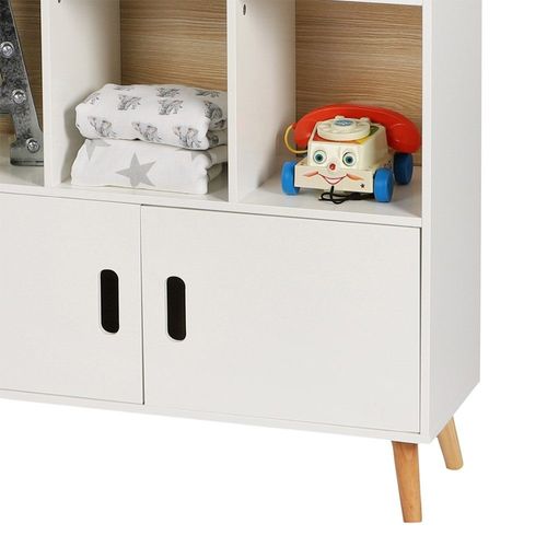 Bibliothèque Maison 10 Compartiments 2 Portes Dream