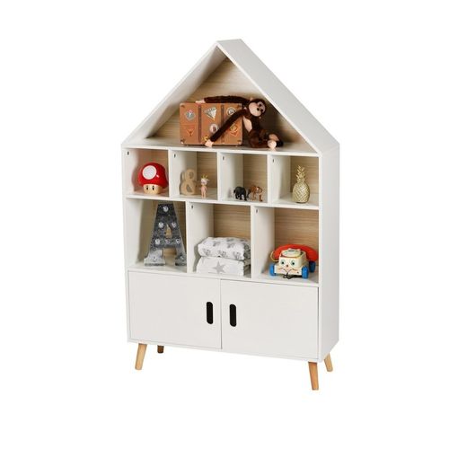 Bibliothèque Maison 10 Compartiments 2 Portes Dream