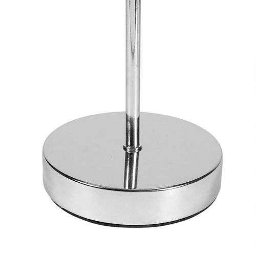 Lampe Pied Métal Argenté Brume