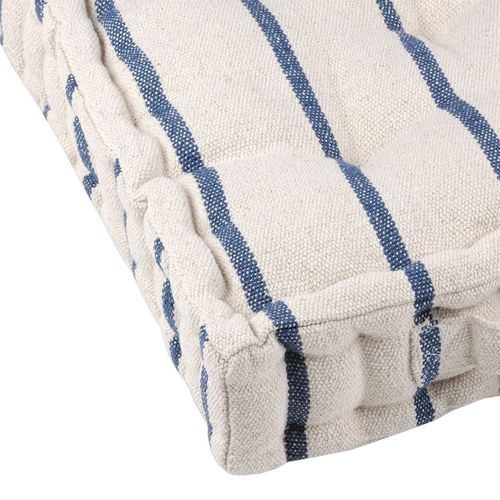 Coussin De Sol 45x45 Cm St Trop Marine Coton