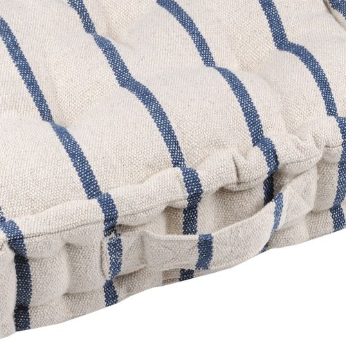 Coussin De Sol 45x45 Cm St Trop Marine Coton