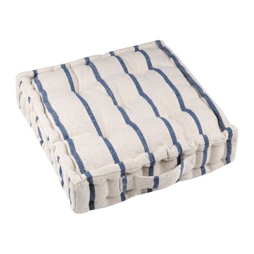 Coussin De Sol 45x45 Cm St Trop Marine Coton