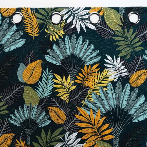 Rideau à Oeillets 140x240 Panazio Bleu Coton