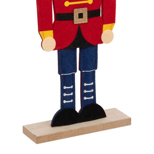 Décoration Feutre Casse Noisette 41 Cm