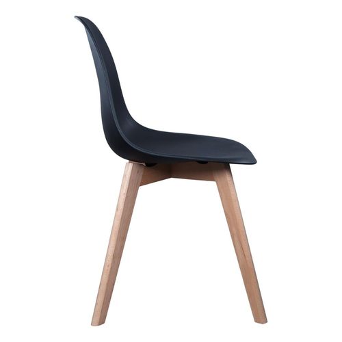 Chaise Scandinave à Coque Noire