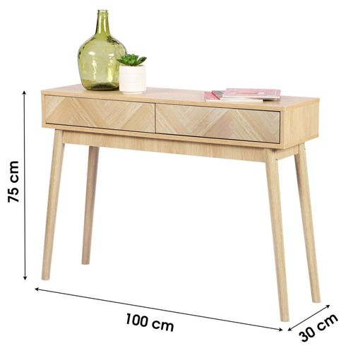 Console 2 Tiroirs Shelby