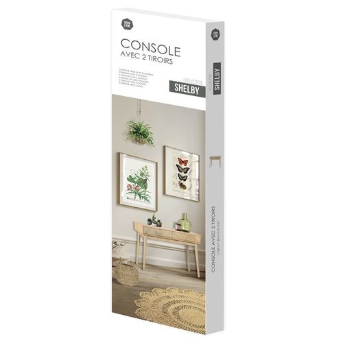 Console 2 Tiroirs Shelby