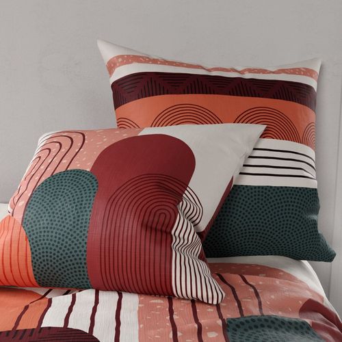 Housse De Couette 260x240 Galio + 2 Taies Coton 57 Fils