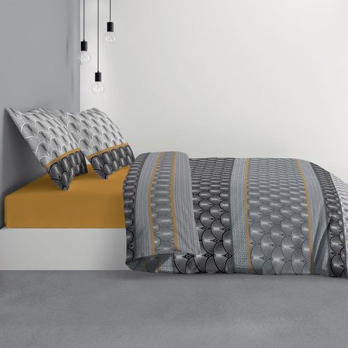 Housse De Couette 240x220 Sakigold + 2 Taies Coton 57 Fils