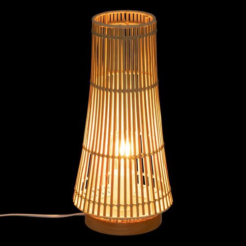 Lampe Bambou Mahe Naturel H38