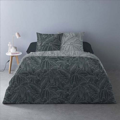 Housse De Couette 240x220 Monti Gris + 2 Taies