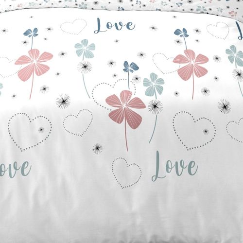Housse De Couette 140x200 Love Tiana + Taie Polycoton