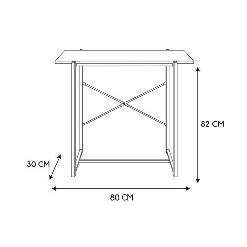 Console Loka En MDF 80x30x83 Cm