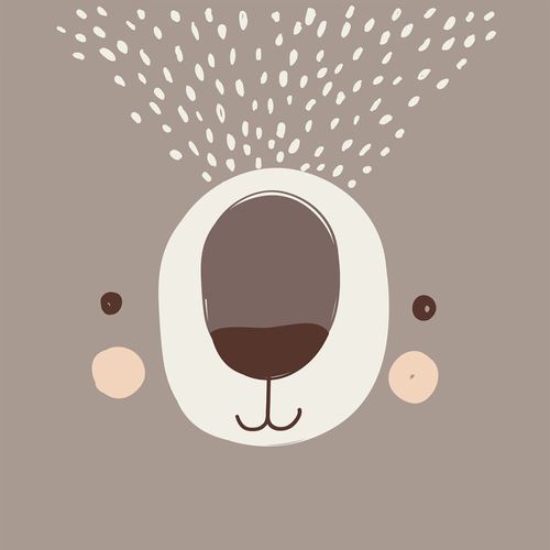 Housse De Couette Enfant 140x200 Ours + Taie Coton 57 Fils