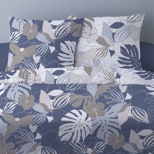 Housse De Couette 240x220 Chika Bleu + 2 Taies