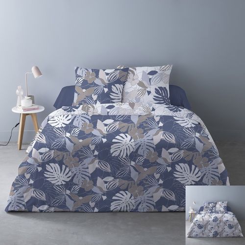 Housse De Couette 240x220 Chika Bleu + 2 Taies