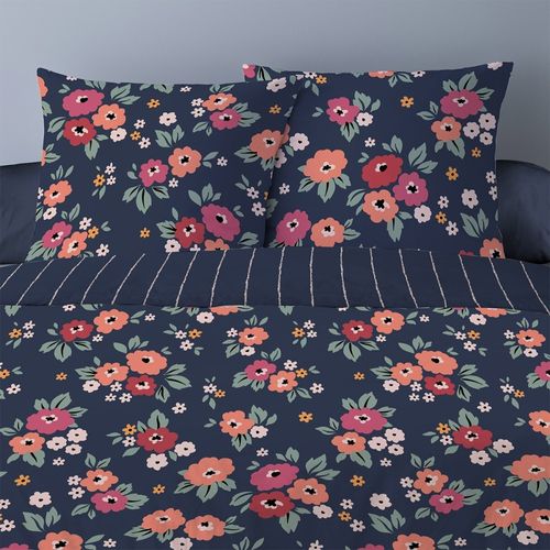 Housse De Couette 240x220 Charlotte + 2 Taies Polycoton