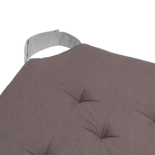 Lot De 4 Galettes De Chaise Douceur D'Intérieur - Microfibre Imprimée 38x38cm