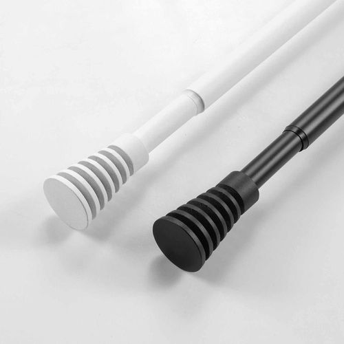 Kit Tringle Extensible 120 à 210 Cm Peint Sablis Noir