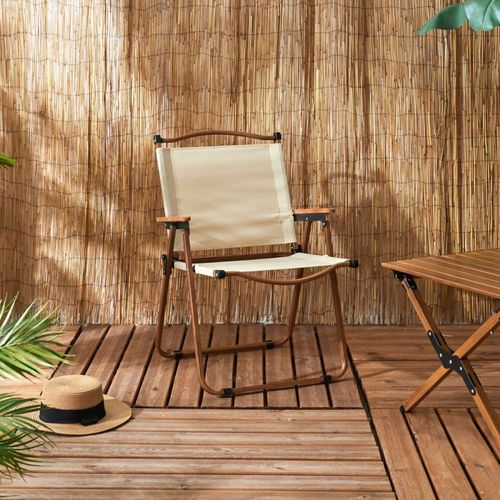 Chaise De Camping Mariposa Beige