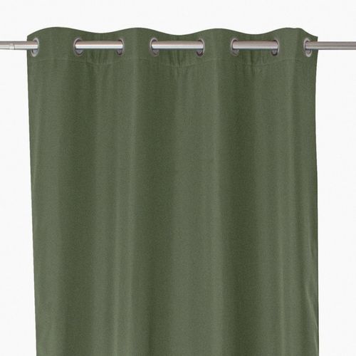 Rideau Thermique Et Occultant Glacier 135x240 Vert Gris