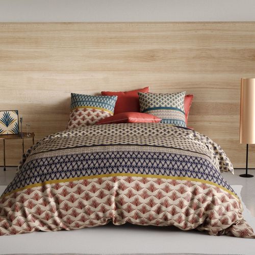 Housse De Couette 260x240 + 2 Taies Manille Coton Percale 71 Fils