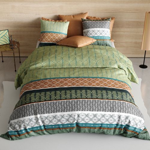 Housse De Couette 260x240 Echo + 2 Taies Coton 57 Fils