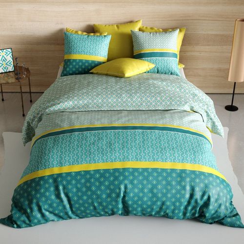 Housse De Couette 260x240 Malphite + 2 Taies Coton 57 Fils