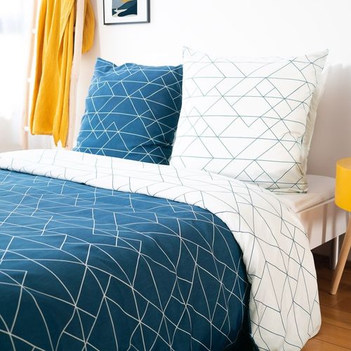 Housse De Couette 240x220 List + 2 Taies Microfibre