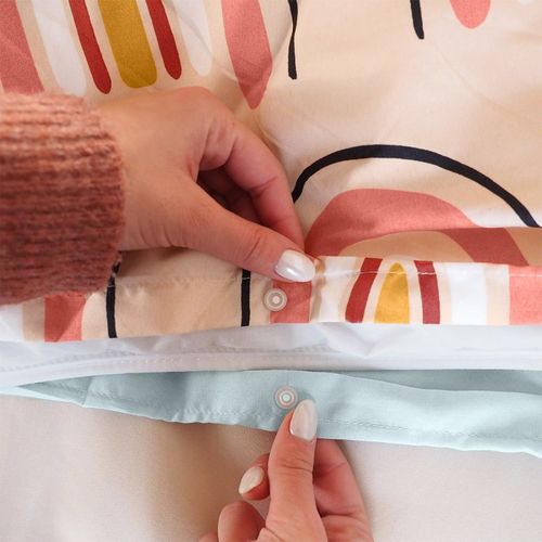 Housse De Couette 140x200 + 1 Taie Marana Microfibre